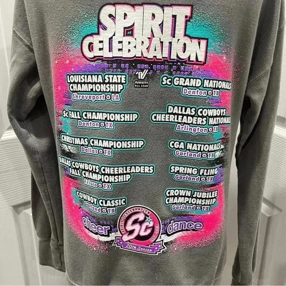 All Star Outfitters Varsity All Star 20th season Spirit Celebration Grey hoodie - Picture 7 of 7